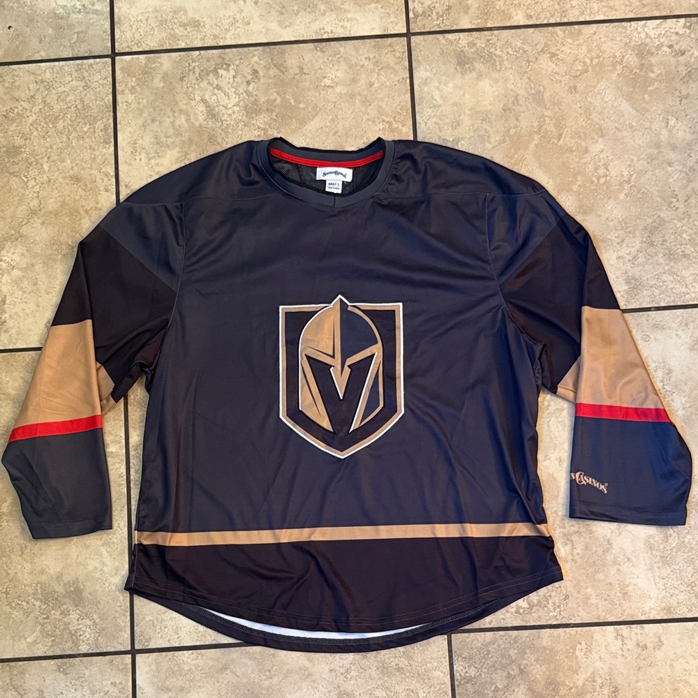 Vegas Golden Knights Black and Gold Hockey Jersey